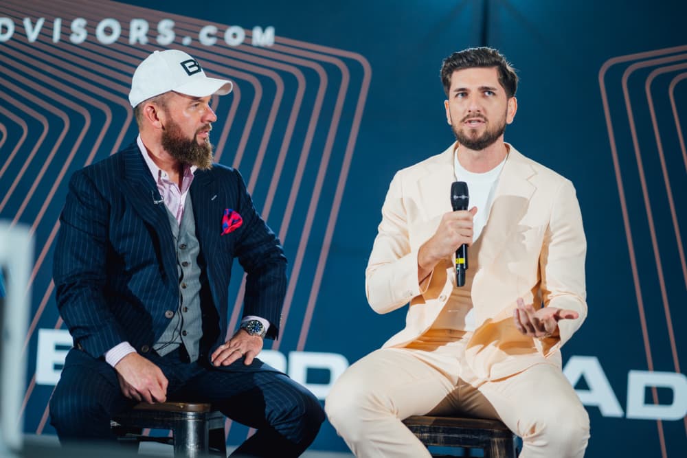 Amel Kilic speaking at a conference